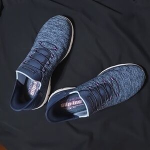 Skechers Summits Slip Ins.  Wide Fit
